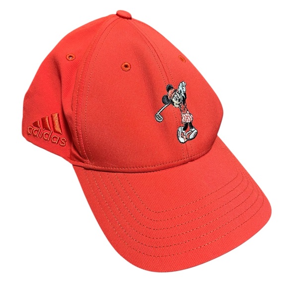 adidas Accessories - Adidas Disney Minnie Mouse Golf Hat Red Strapback OSFM Embroidered Cap